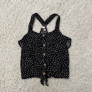 SO Girl’s black and white cute top size 7